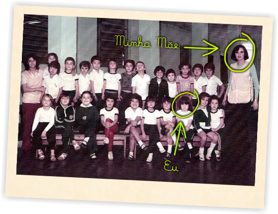 Foto antiga - Quero ser professora